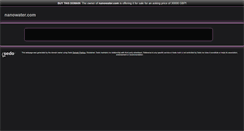 Desktop Screenshot of nanowater.com